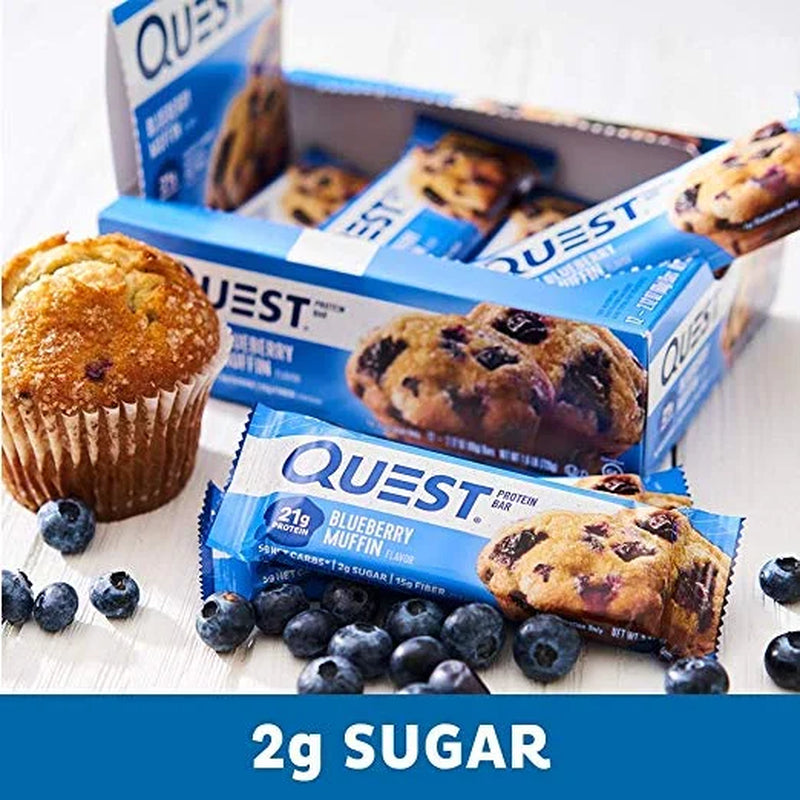 Protein Bar, 20G Protein, Blueberry Muffin, Gluten Free, 12 Count