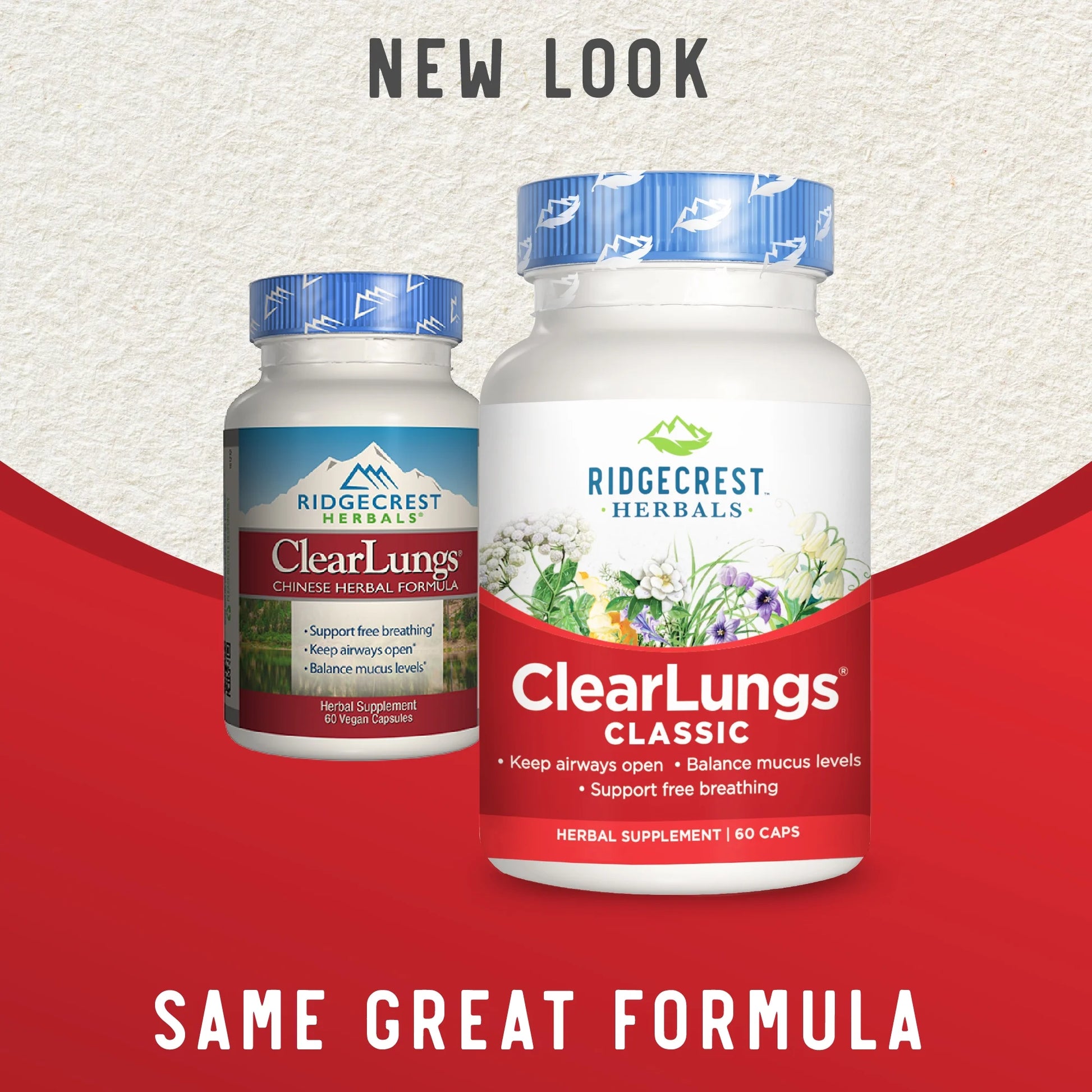 Clearlungs Classic, Natural Lung and Nasal Daily Health Supplement for Bronchial, Respiratory, Immune, Sinus, and Mucus Wellness Support, Herbal Formula (60 Caps, 30 Serv)