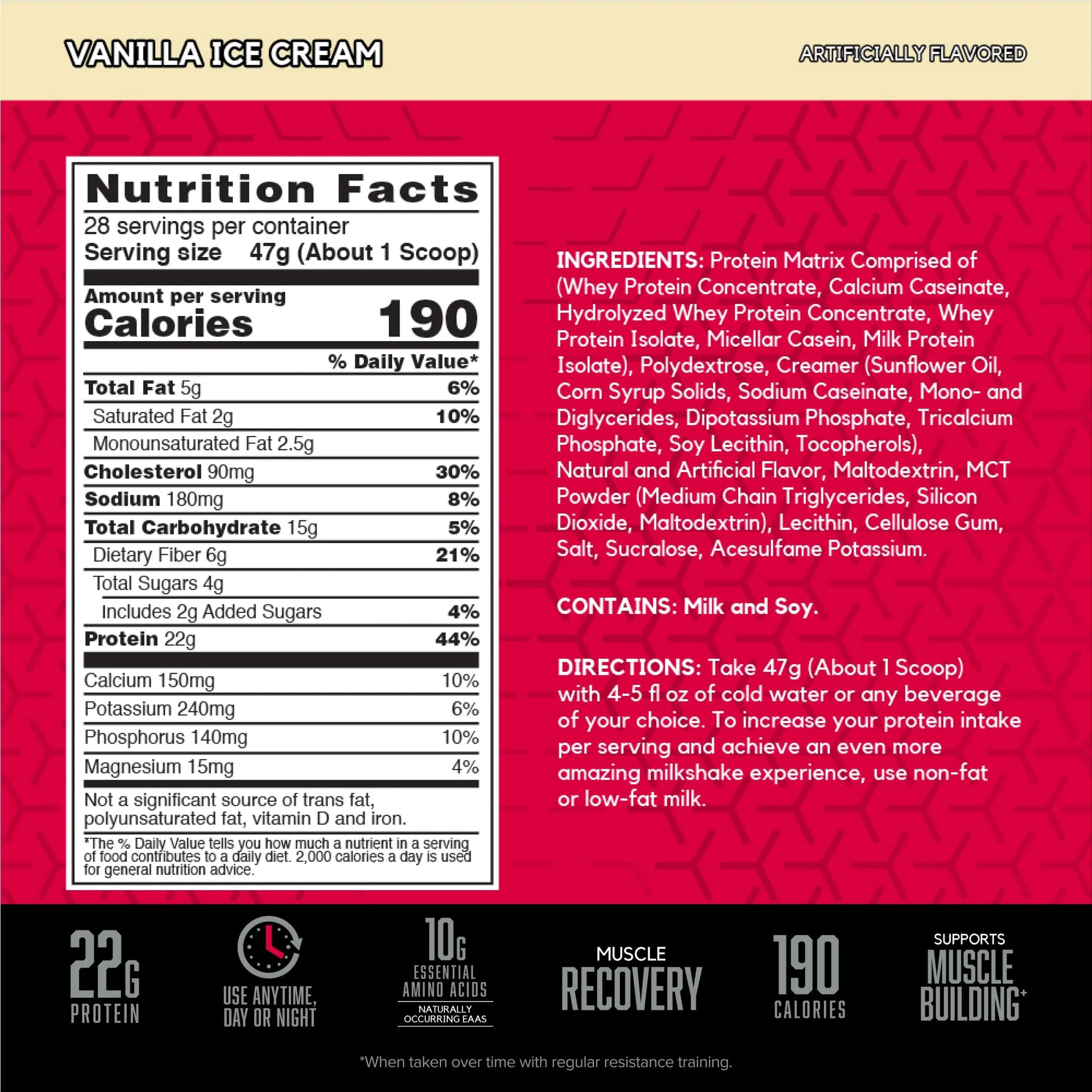 Syntha 6, Vanilla, 2.91 Lb