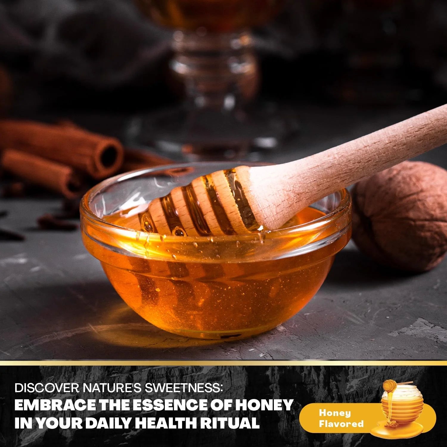 Shilajit Pure Himalayan Organic Resin, Natural Raw Black Seed, Ashwagandha, Panax Ginseng Shilajit for Men and Women, Fulvic Acid and Trace Minerals, Potent Herbal Blend for Enhanced Energy (Honey)