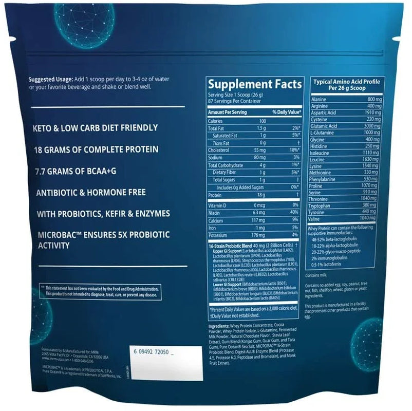 Metabolic Whey Protein Powder, Rich Chocolate, 5 Lb