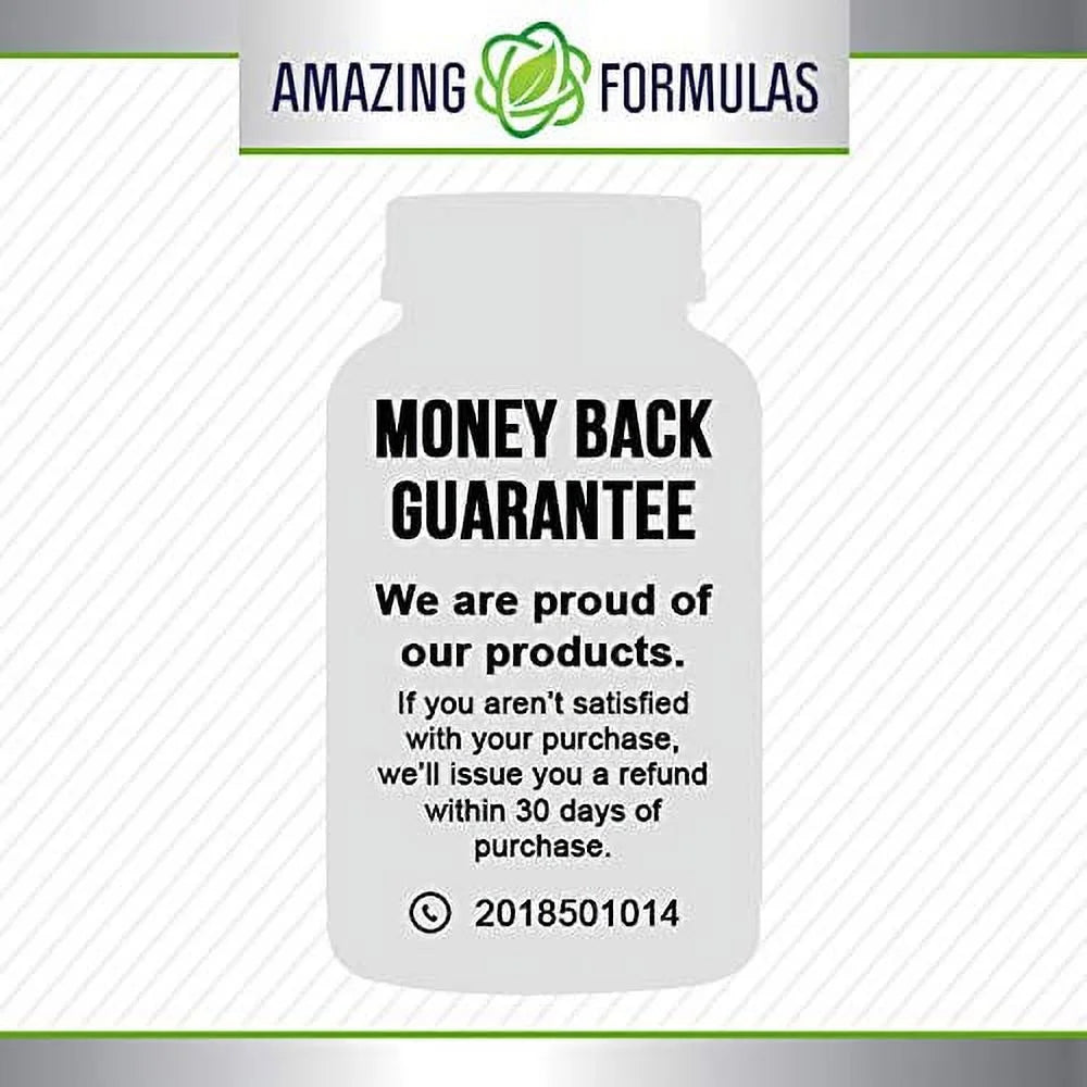 Amazing Formulas L-Arginine 500 Mg per Serving 500 Capsules Supplement | Amino Acid Supplement for Men & Women | Non-Gmo | Gluten Free | Made in USA
