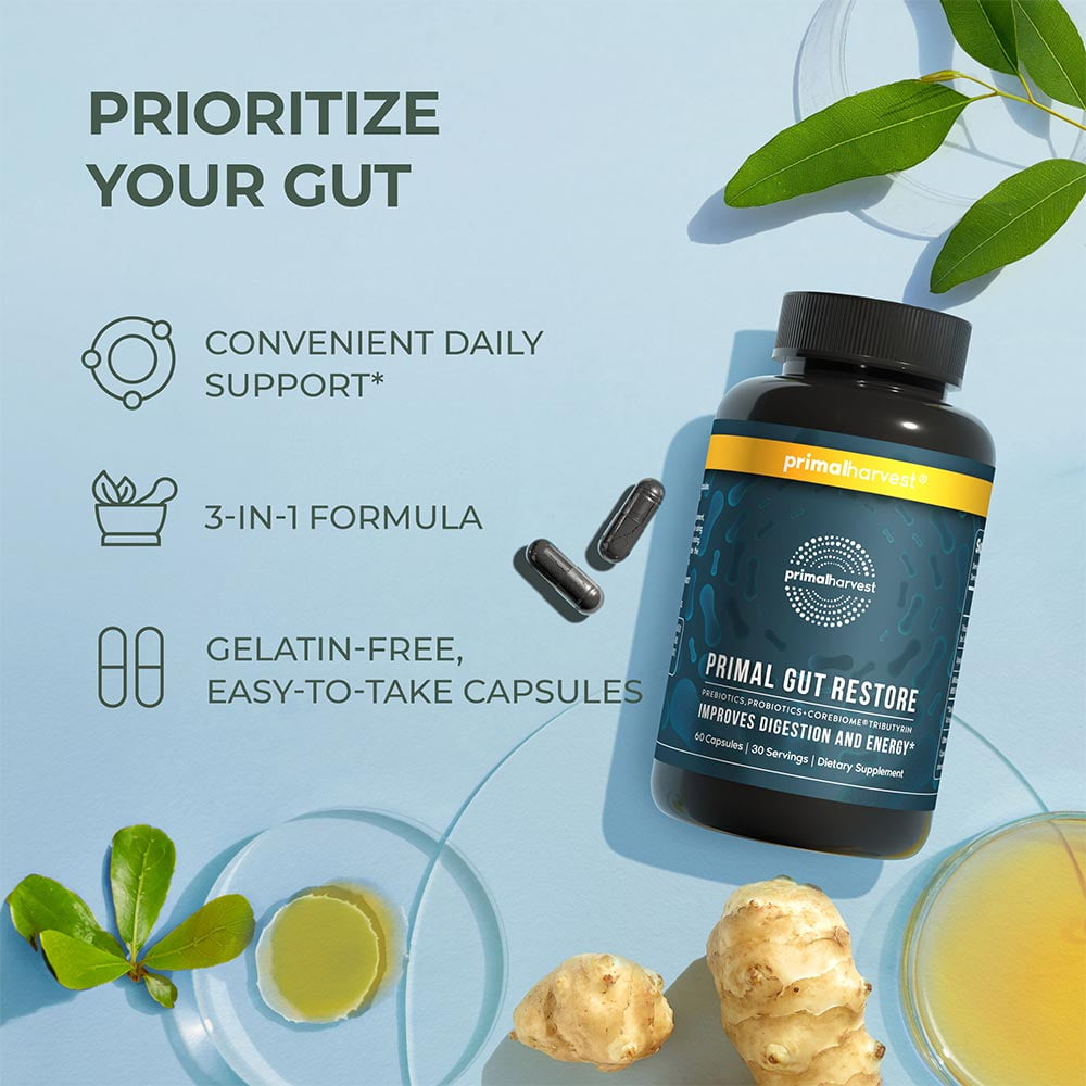 Gut Restore Improves Digestion and Energy (60 Capusles)
