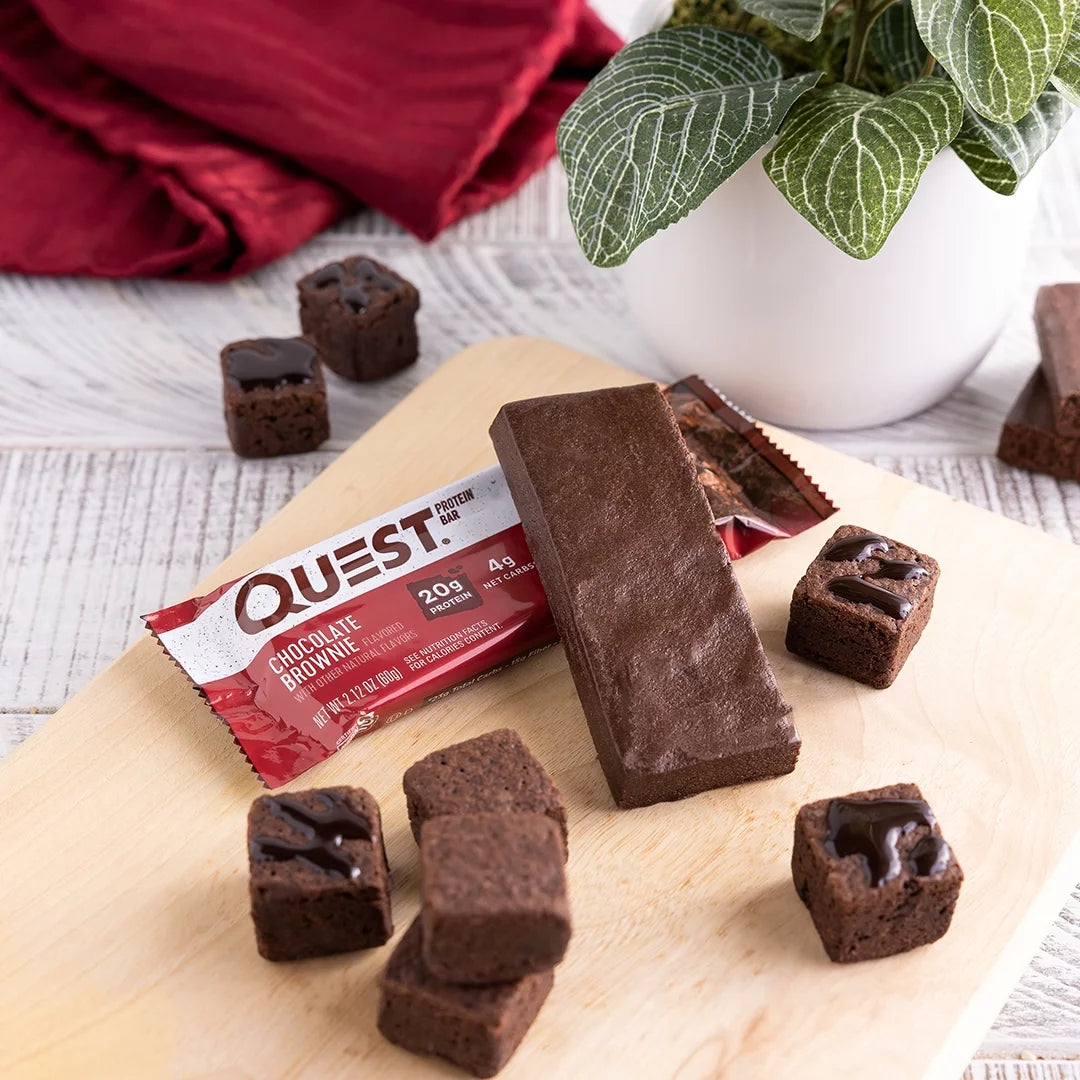 Quest Protein Bar, Chocolate Brownie, 20G Protein, 12 Count