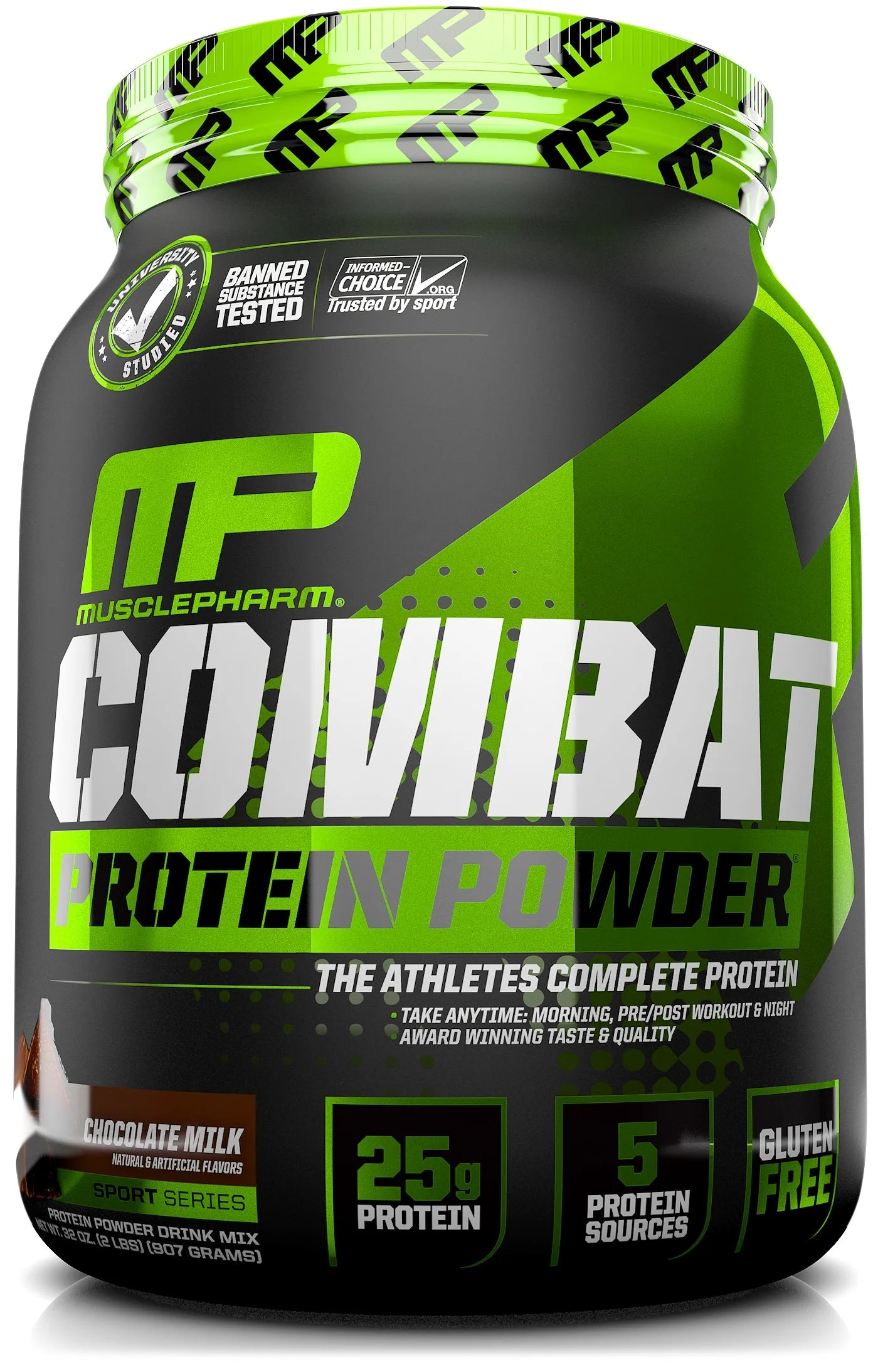Combat Protein Powder, Chocolate Milk, 25G Protein, 2 Lb