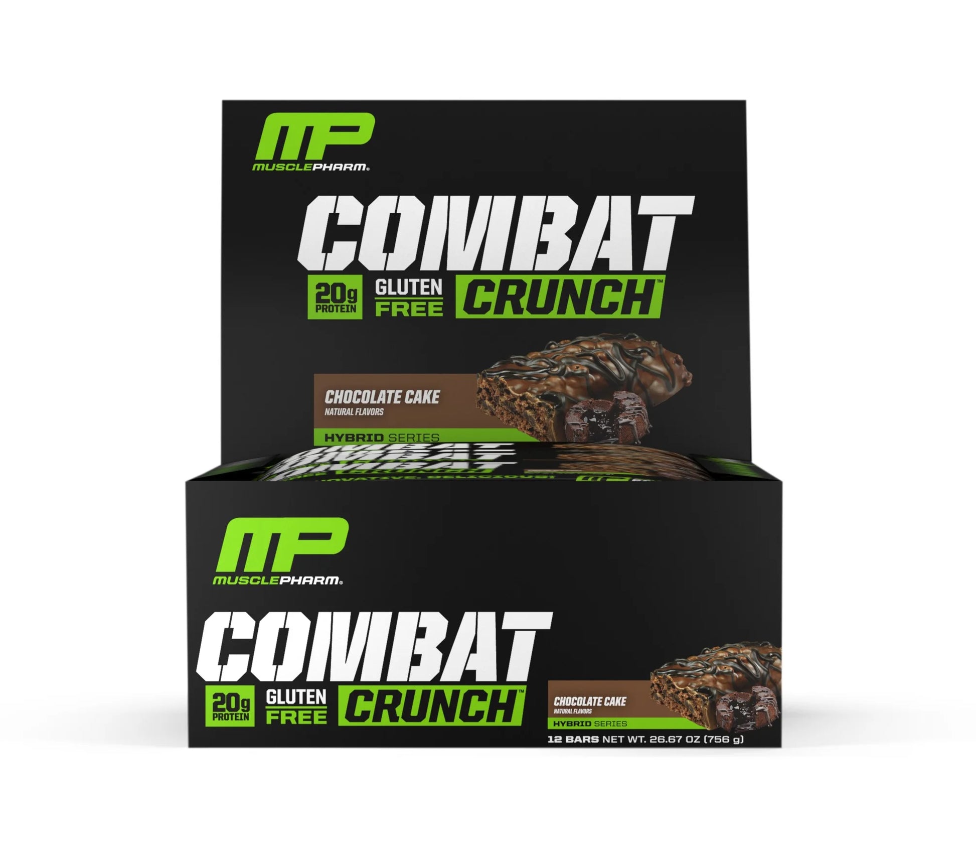 Combat Crunch Protein Bar, Chocolate Cake, 20G Protein, 12 Ct