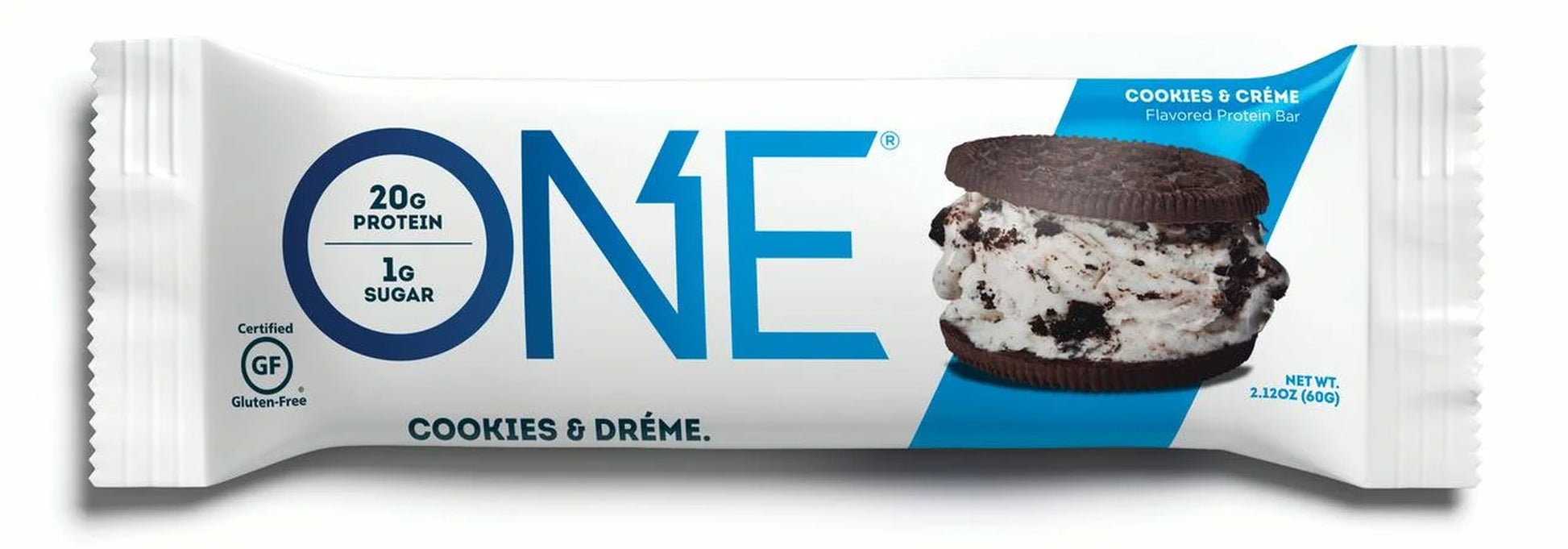 Protein Bar, Cookies & Crème, 20G Protein, 12 Count