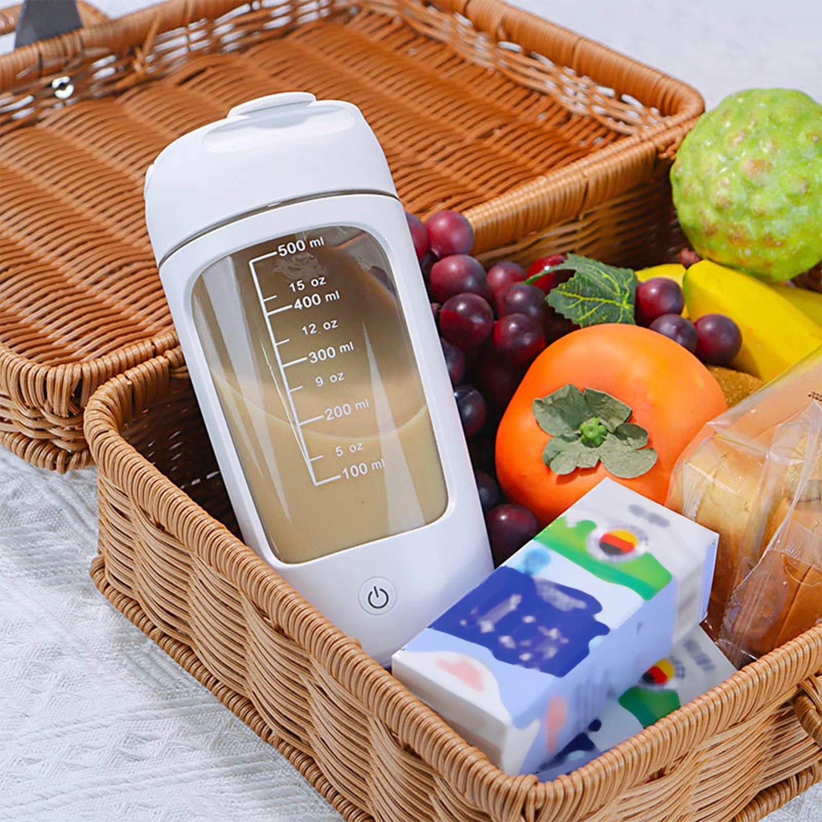 Electric Protein Shaker Bottle,Usb Rechargeable Blender Bottles, Shaker Bottles for Protein Mixes , Juicer Accessories Portable Blender Cup for Protein Shake