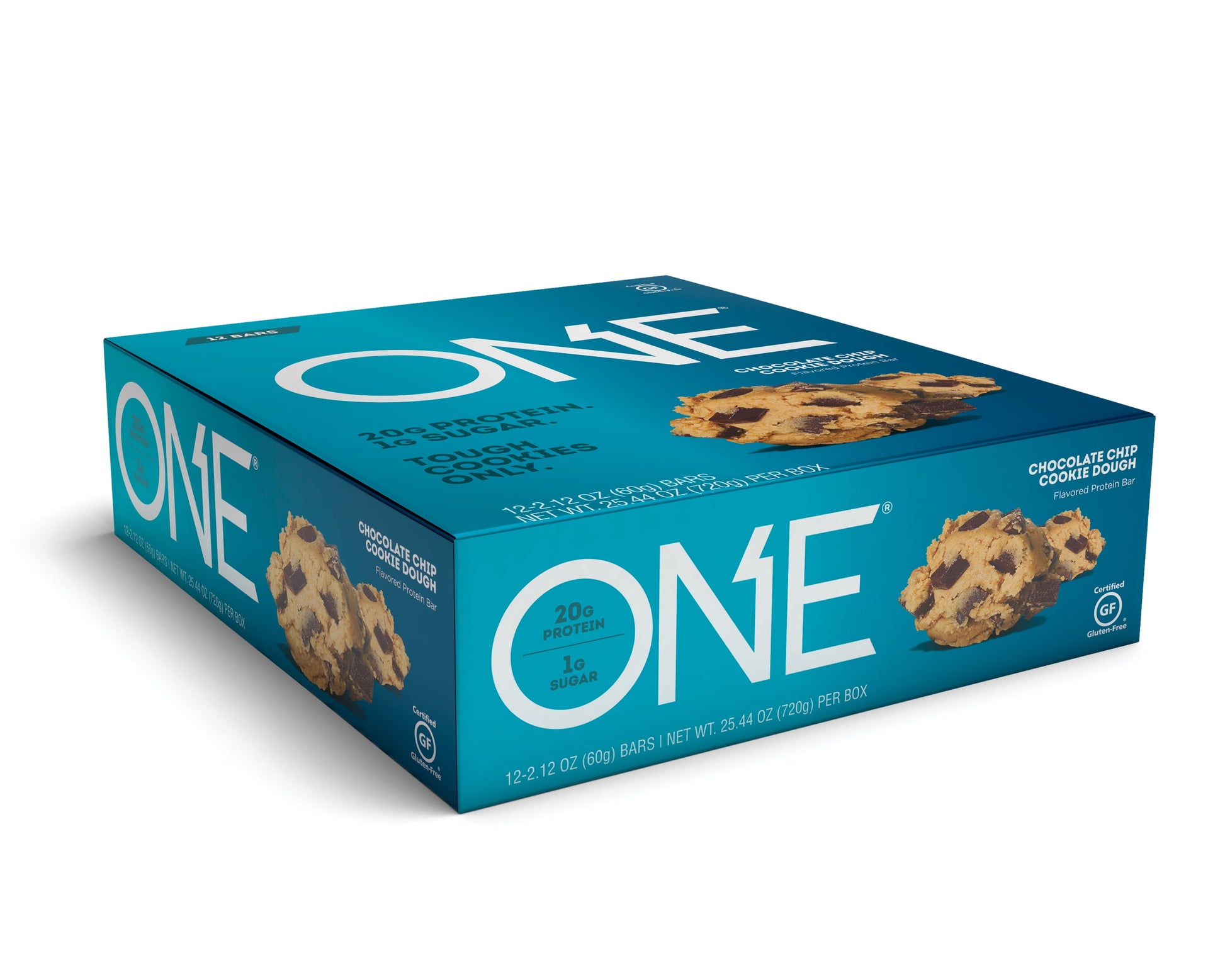 Protein Bar, Chocolate Chip Cookie Dough, 20G Protein, 12 Count