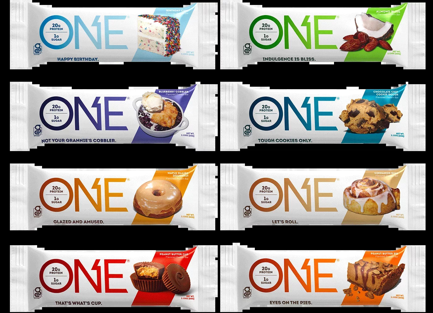 ONE Protein Supplement Bar, Birthday Cake, 20G Protein, 12 Count