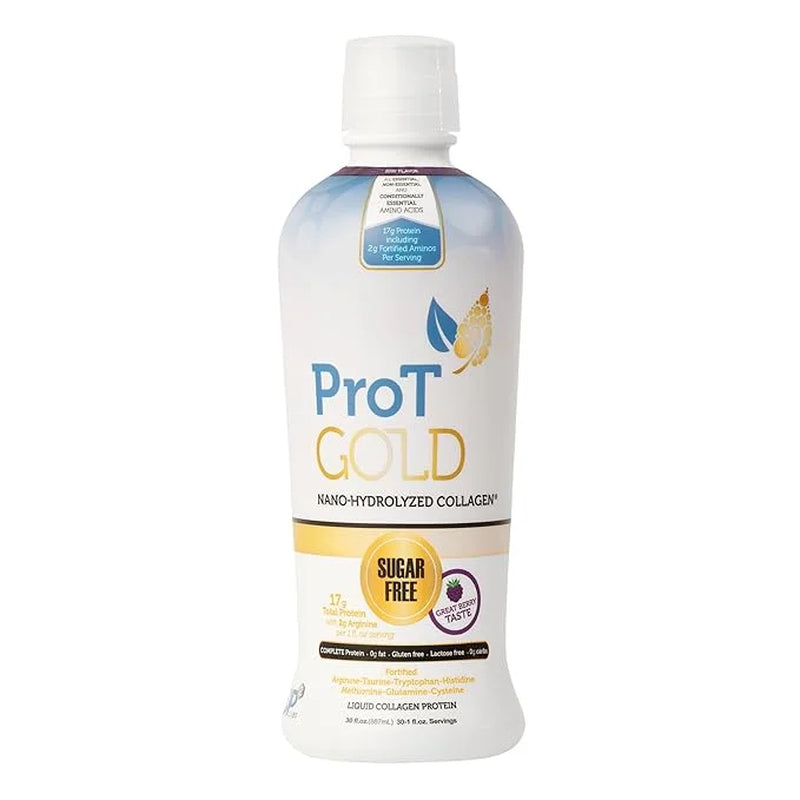 Liquid Collagen Protein Shot, 17G Clear Protein Nano-Hydrolyzed Grass Fed Collagen