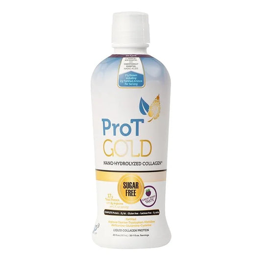 Liquid Collagen Protein Shot, 17G Clear Protein Nano-Hydrolyzed Grass Fed Collagen