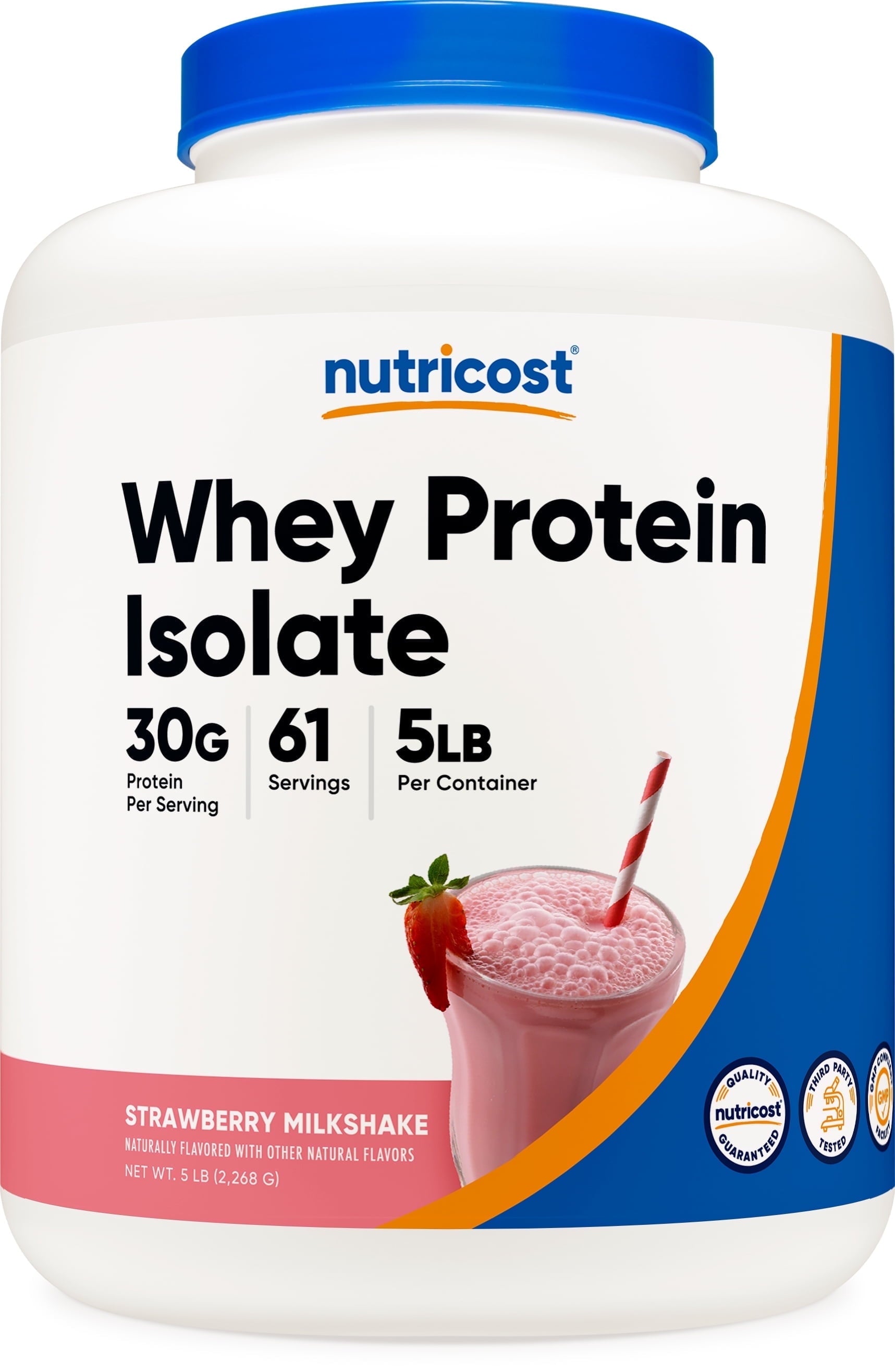 Whey Protein Isolate Powder (Strawberry Milkshake) 5LBS
