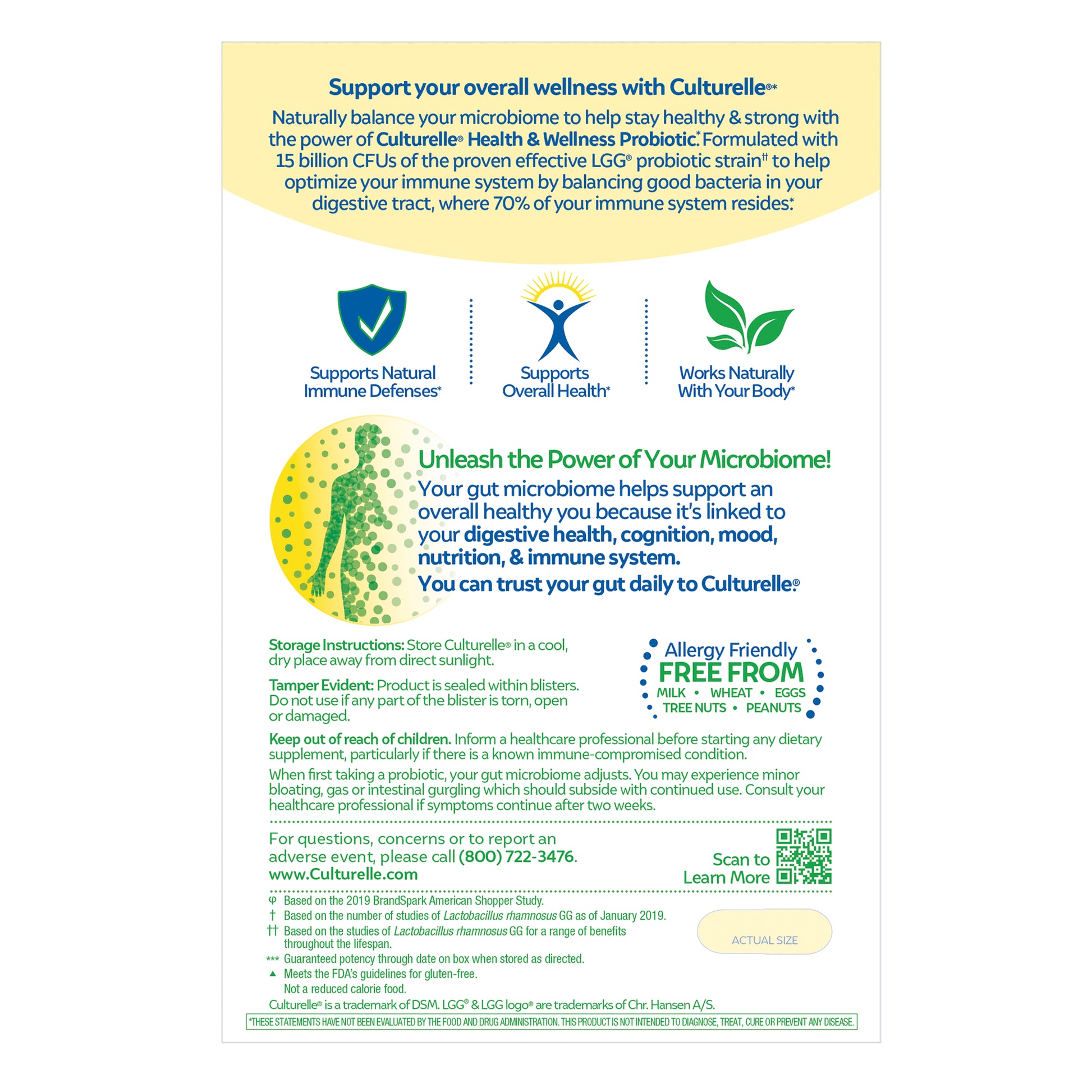 Health & Wellness Daily Probiotic Supplement, 30 Count