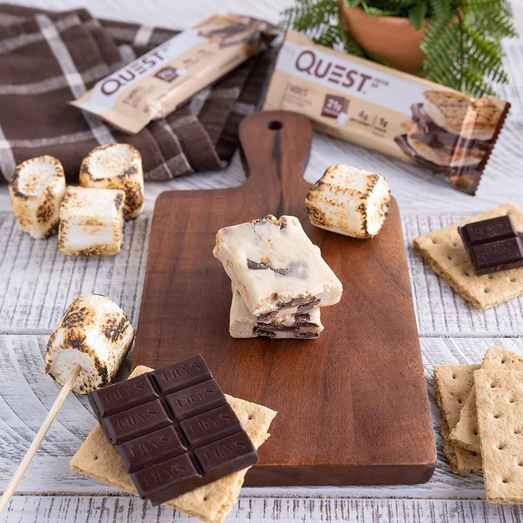 Quest Protein Bar, Smores, 20G Protein, Gluten Free, 4 Count