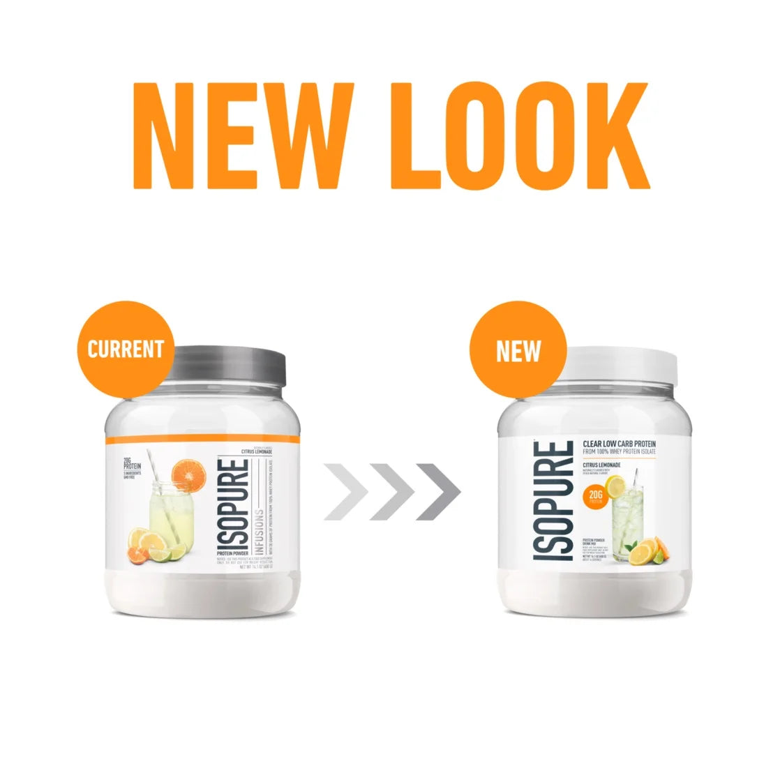 Clear Low Carb 100% Whey Protein Isolate Powder, Citrus Lemonade, 20G Protein, about 16 Servings