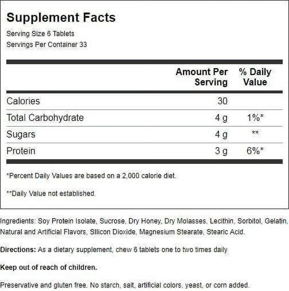 Protein Tablets, 200 Count