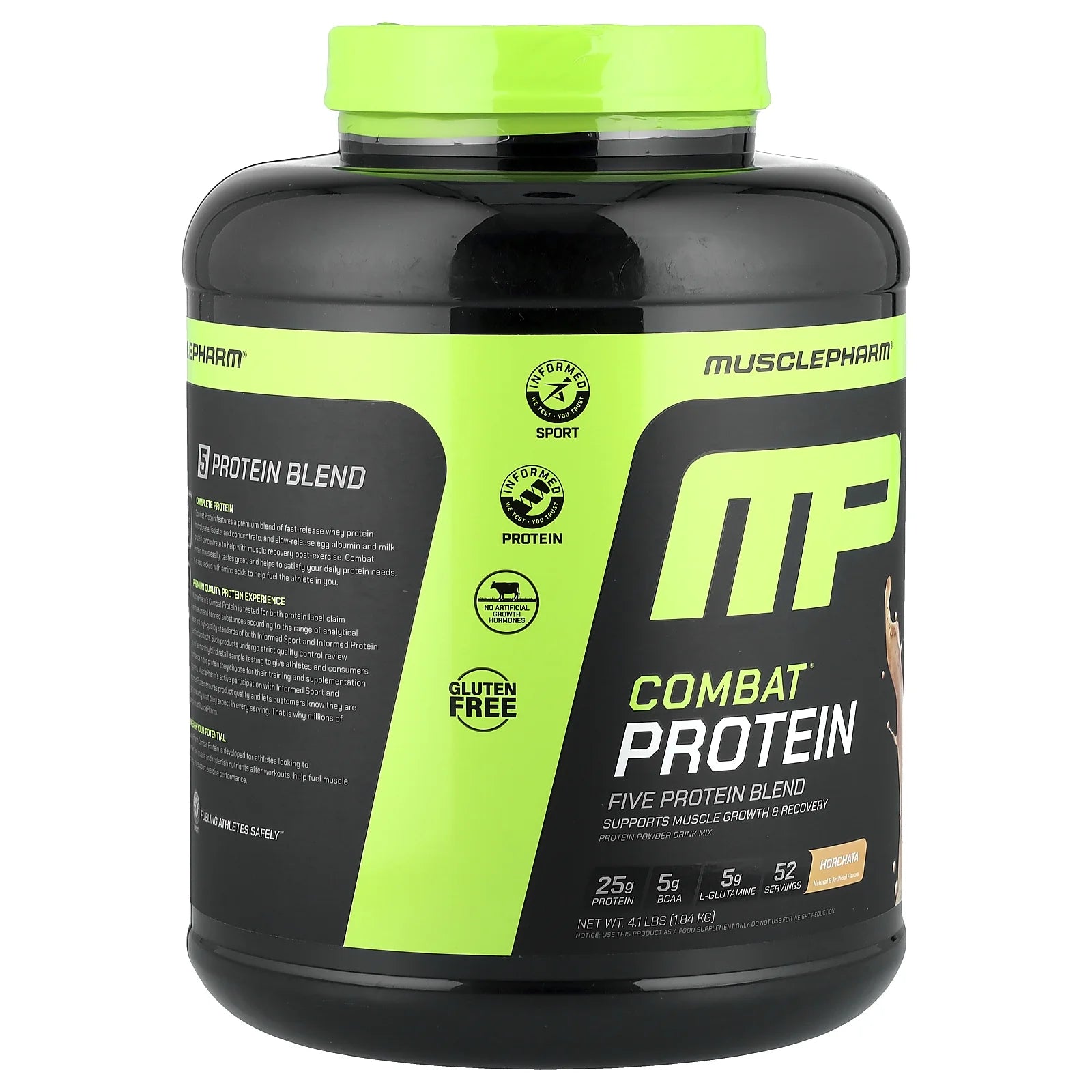 Combat® Protein Powder, Horchata , 4.1 Lbs (1.84 Kg)