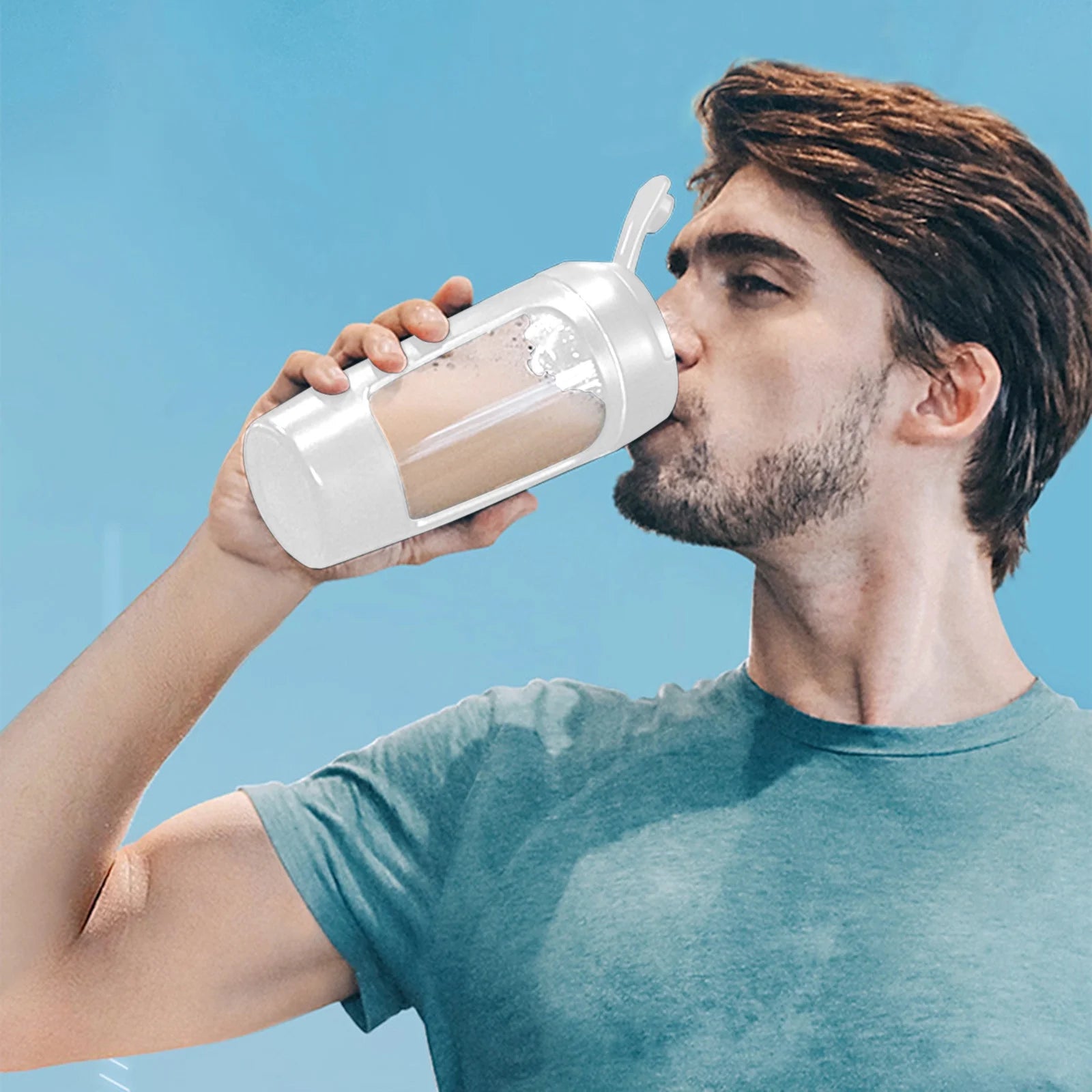 Electric Protein Shaker Bottle,Usb Rechargeable Blender Bottles, Shaker Bottles for Protein Mixes , Juicer Accessories Portable Blender Cup for Protein Shake