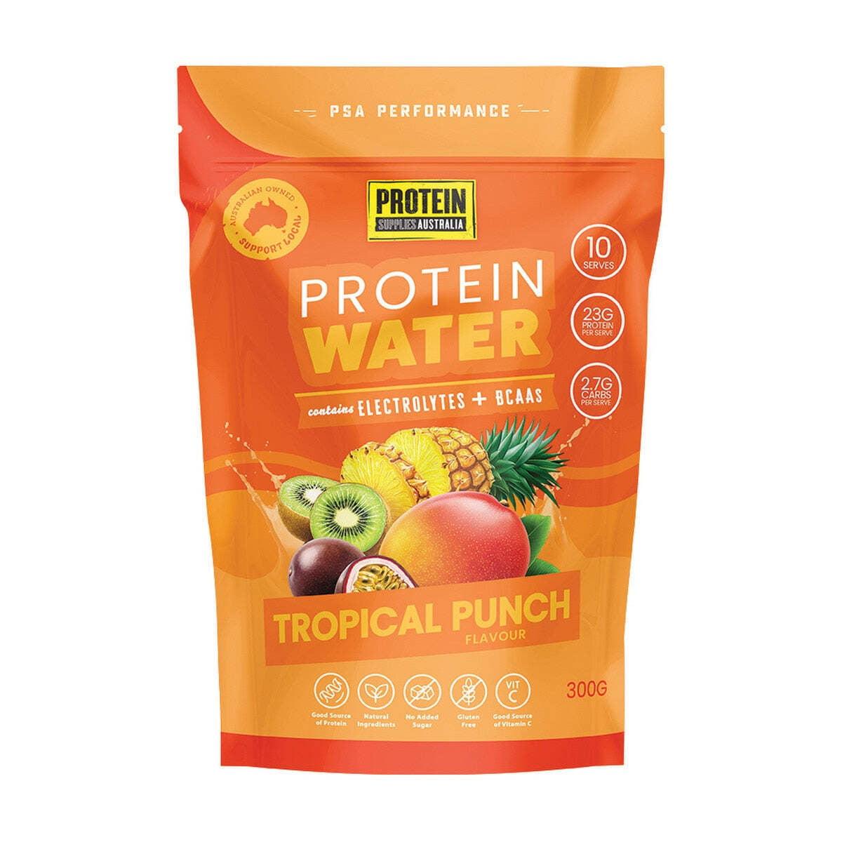 Protein Supplies Australia Protein Water (Contains Electrolytes + Bcaas) Tropica