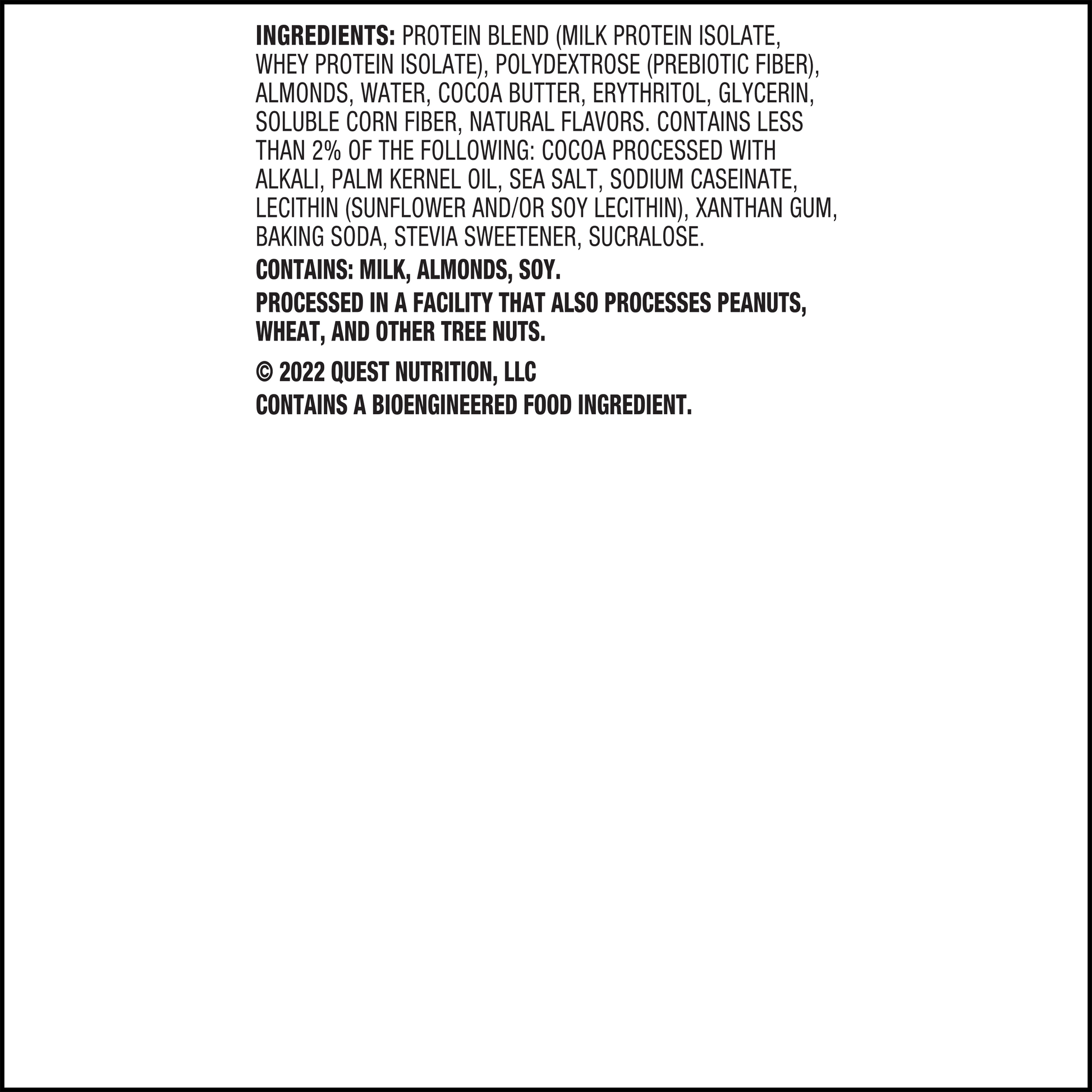 Quest Protein Bar, Cookies & Cream, High Protein, Gluten Free, 8 Count