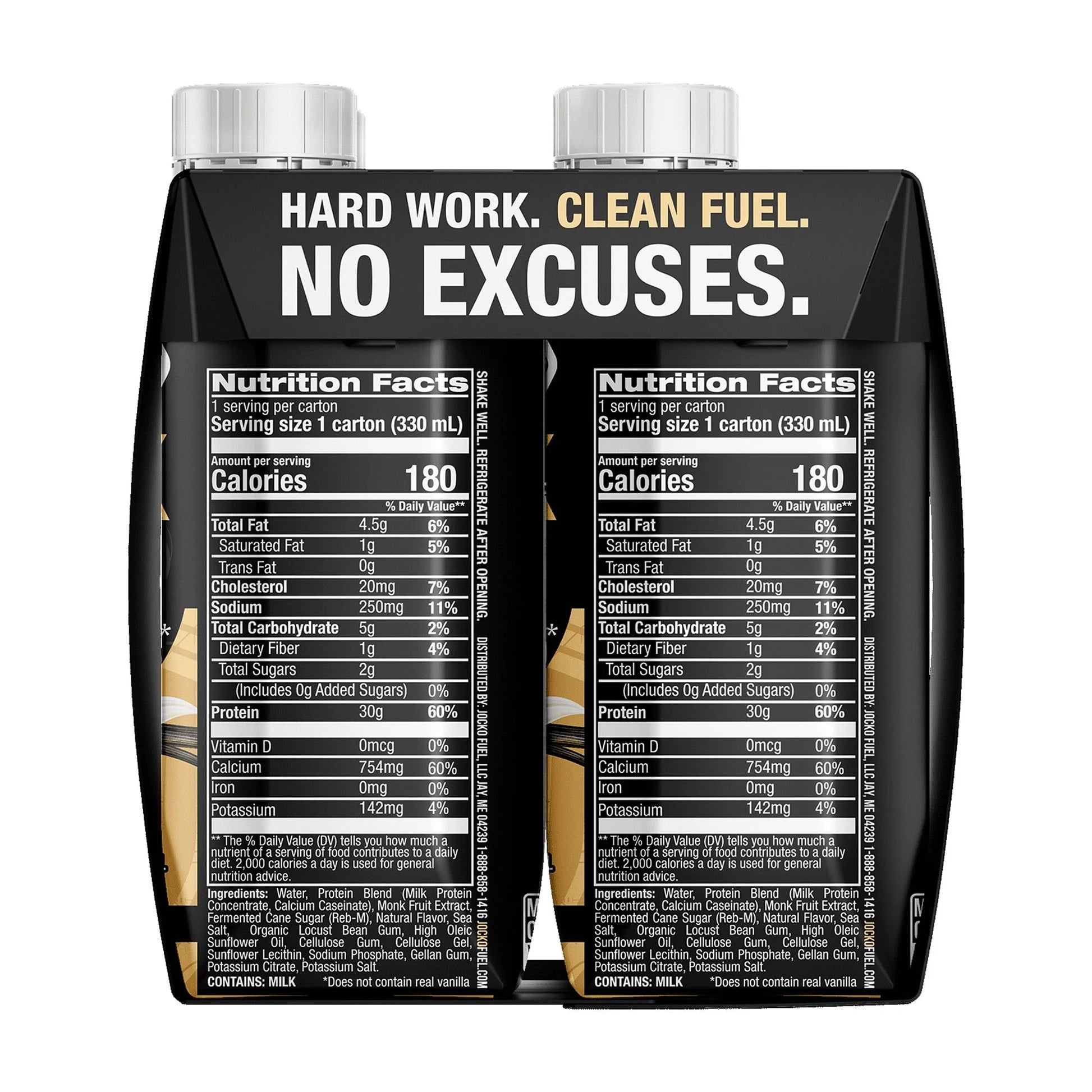 (2 Pack)  Protein Shake, Vanilla, 11Oz, 4 Count, 30G Protein