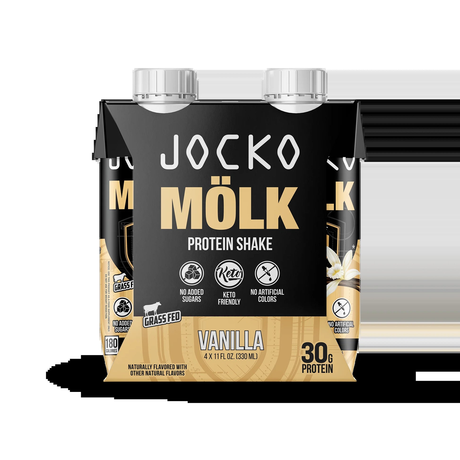 (2 Pack)  Protein Shake, Vanilla, 11Oz, 4 Count, 30G Protein