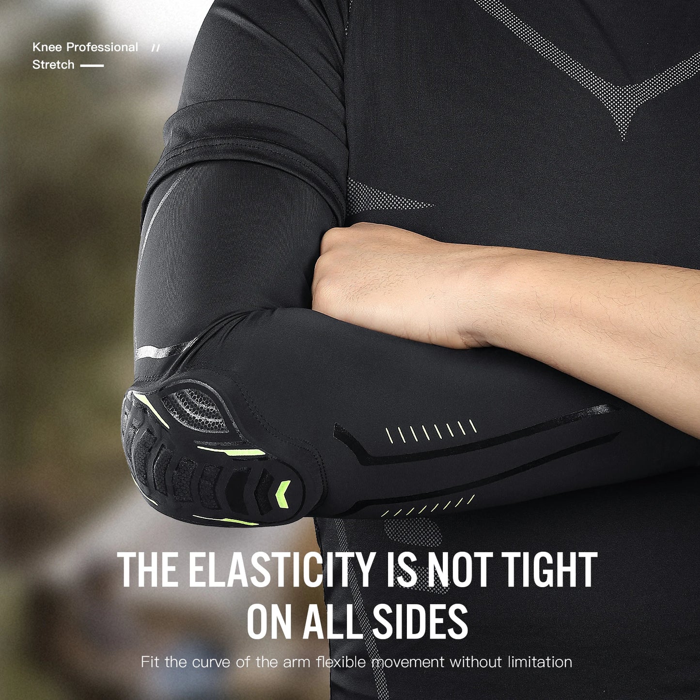 Honeycomb joint anti-collision basketball sports arm protection cycling outdoor running elbow protection