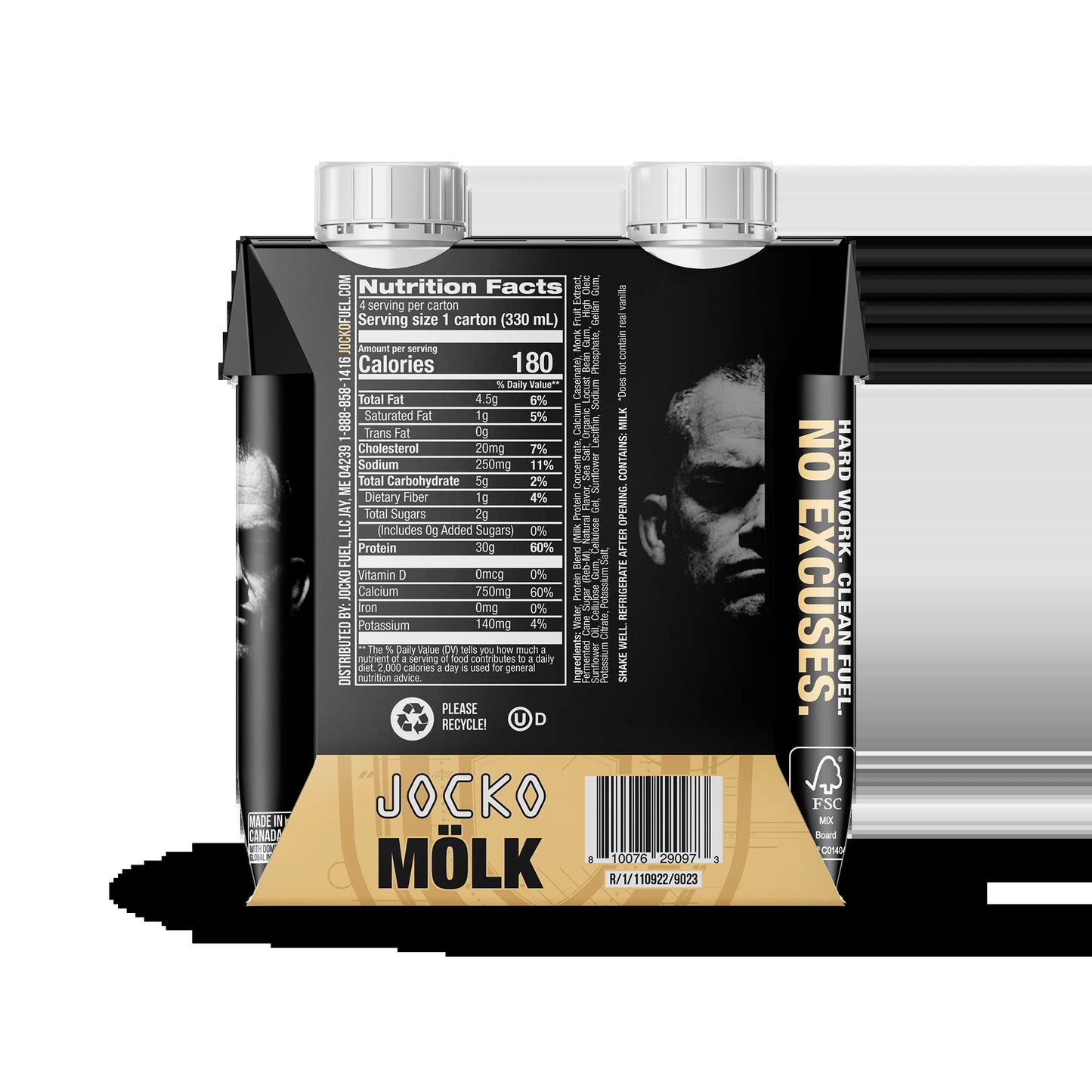 (2 Pack)  Protein Shake, Vanilla, 11Oz, 4 Count, 30G Protein