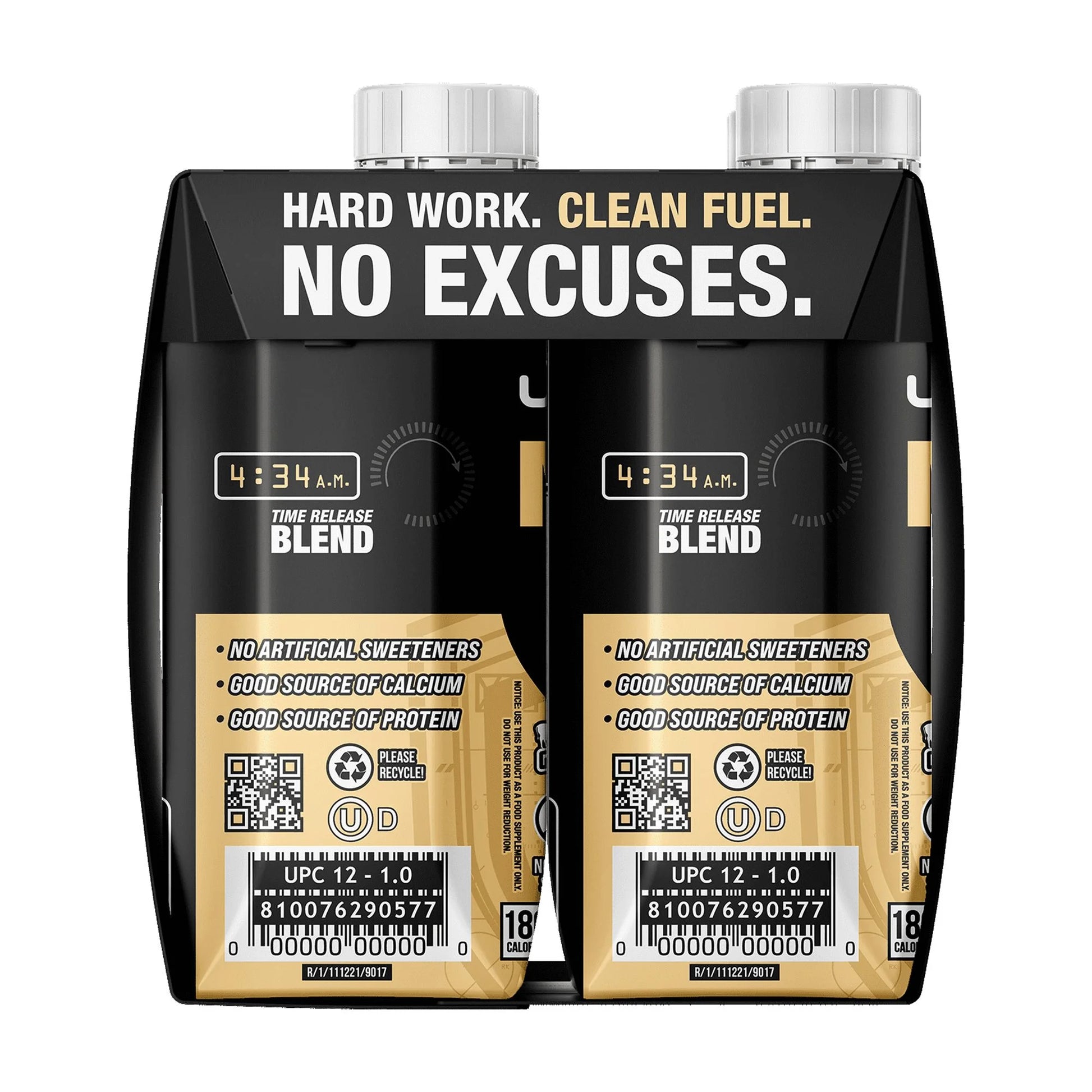 (2 Pack)  Protein Shake, Vanilla, 11Oz, 4 Count, 30G Protein