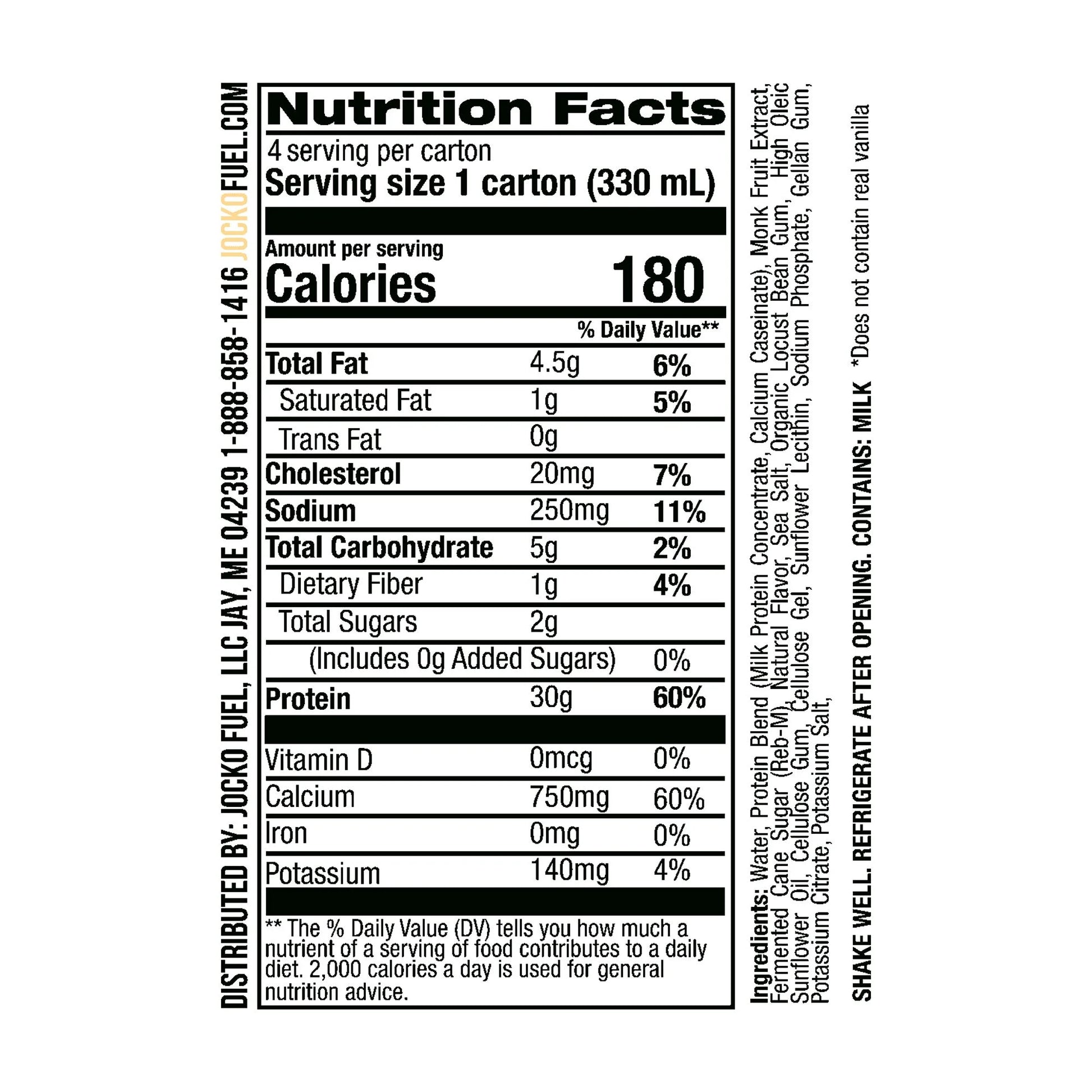 (2 Pack)  Protein Shake, Vanilla, 11Oz, 4 Count, 30G Protein