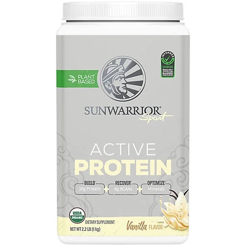 Sport Organic Active Protein Vanilla Vegan Protein Powder 20 Servings
