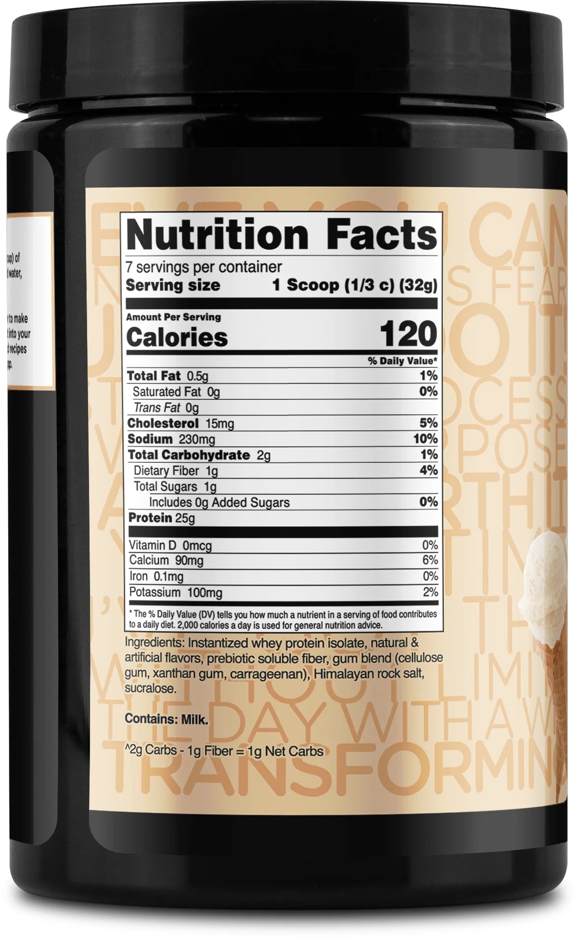 Whey Protein Isolate (WPI) Vanilla Flavored 7 Servings - Preformance Protein Powder